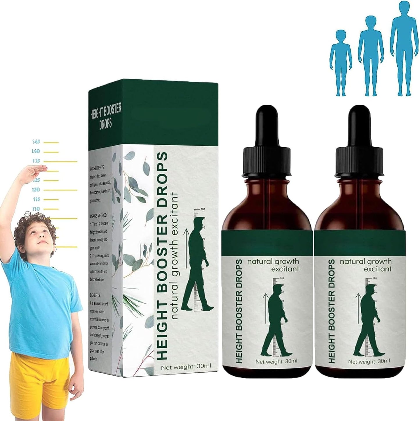 Height Booster Drops