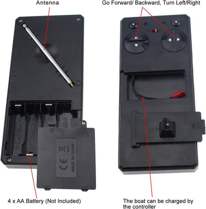 Mini RC Boat Ship Remote Control Speedboat Speed Racing Boat Water Toy Kids | قارب تحكم عن بعد صغير | زورق سباق سريع للأطفال – لعبة مائية ممتعة