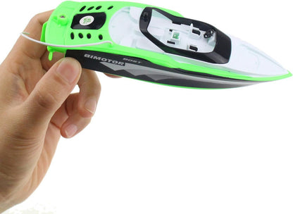 Mini RC Boat Ship Remote Control Speedboat Speed Racing Boat Water Toy Kids | قارب تحكم عن بعد صغير | زورق سباق سريع للأطفال – لعبة مائية ممتعة